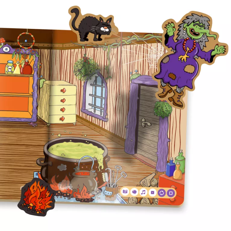 Samolepková knižka - Strašidlá SK