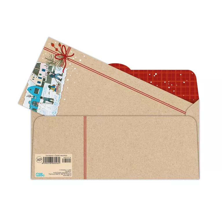 Obálka na peníze Josef Lada - Kouzelné Vánoce