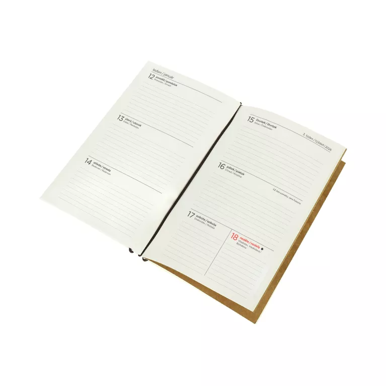 Náplň do luxusního diáře na rok 2026