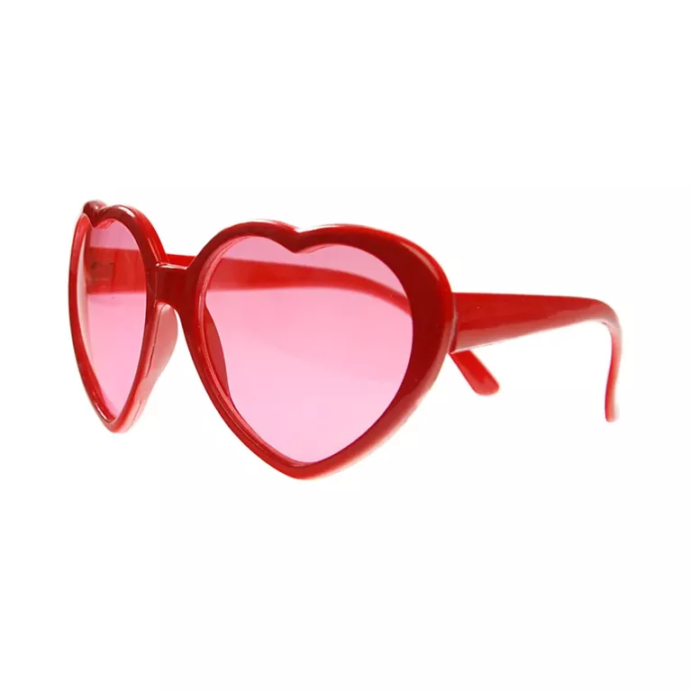 Brýle Srdce červené