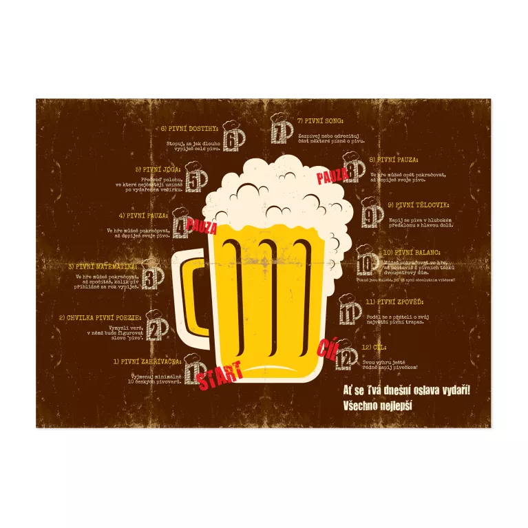 Narozeninové přání - Pivní hra