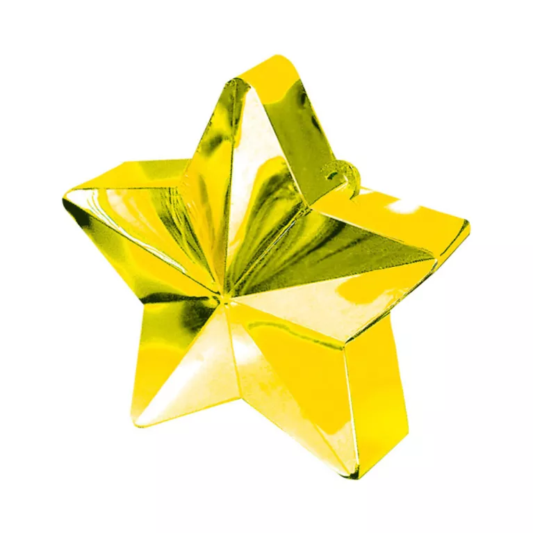 Těžítko na balónky Hvězda zlatá