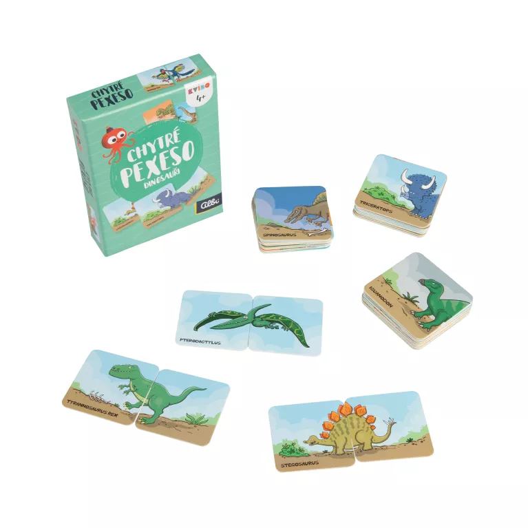 Chytré pexeso - Dinosauři 2. vydání