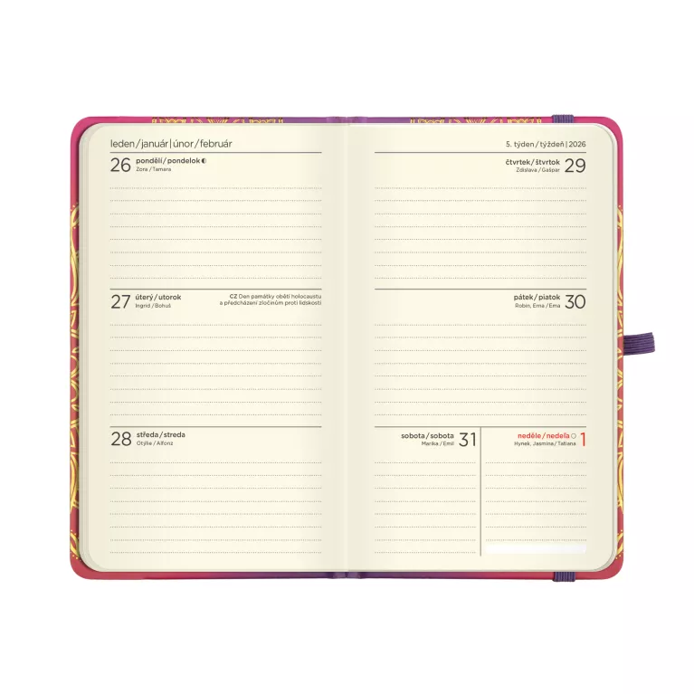 Kapesní diář - Mandala