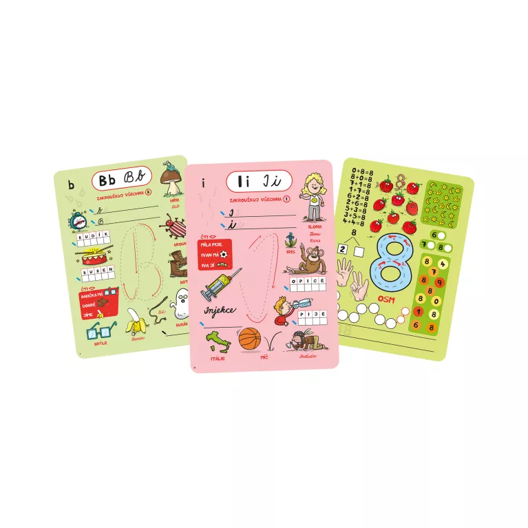 Roztančené fixy - Písmena a čísla