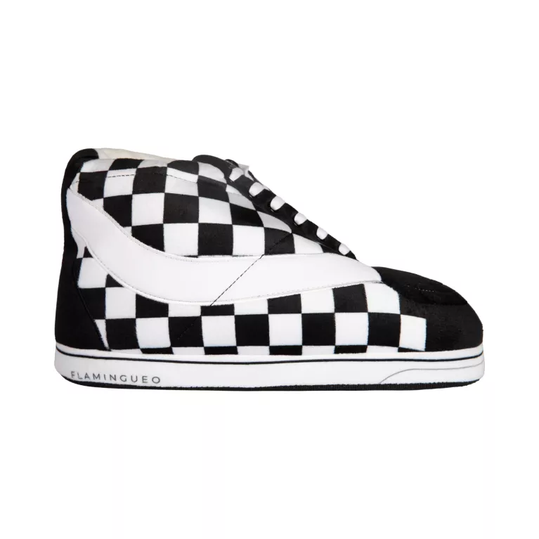 Kostkované sneakers bačkory