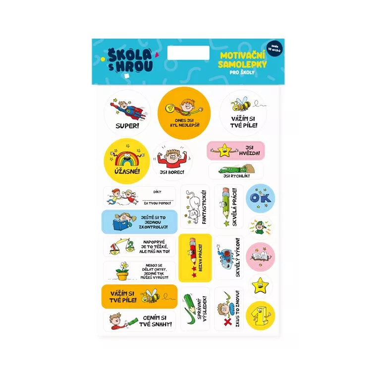 Škola s hrou: Motivační samolepky pro školy