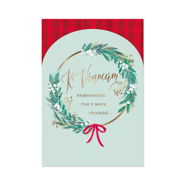 Vánoční přání - Věneček