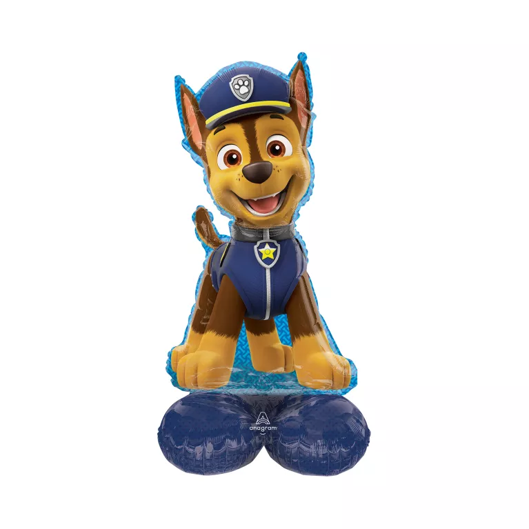 Balónek fóliový AirLoonz Tlapková patrola Chase 48 × 91 cm