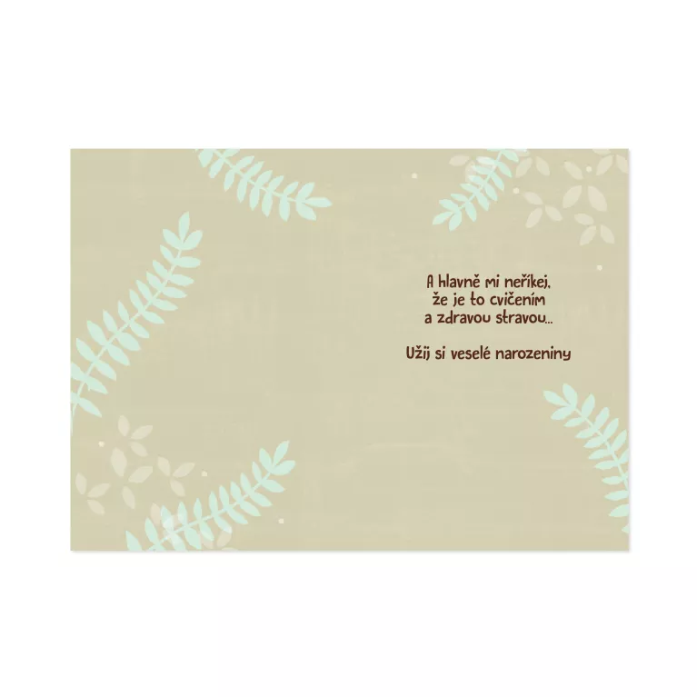 Narozeninové přání - Žirafa