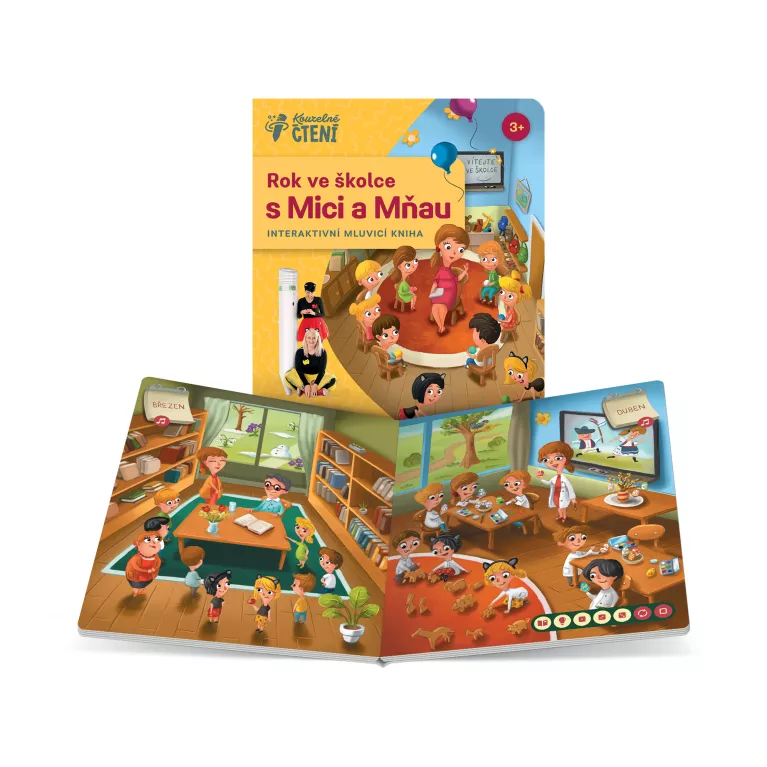 Kniha Rok ve školce s Mici a Mňau
