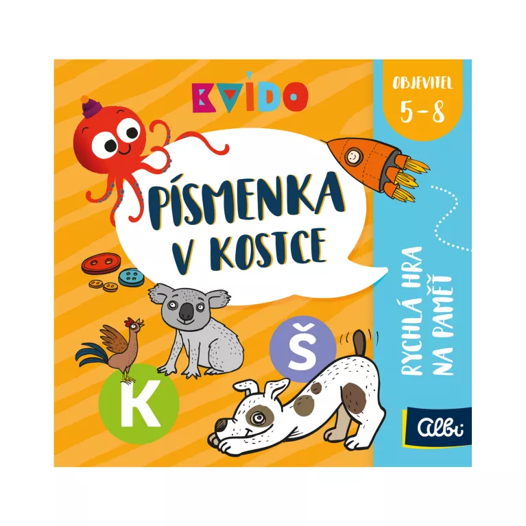Kvído - Písmenka v kostce