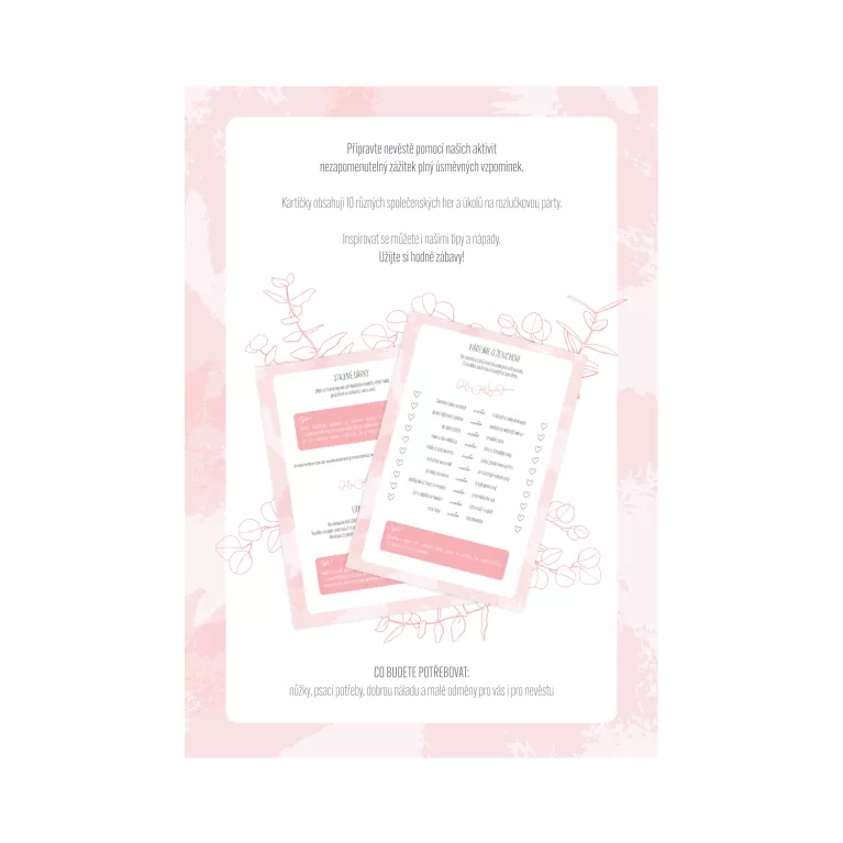 Set her a aktivit na rozlučku se svobodou