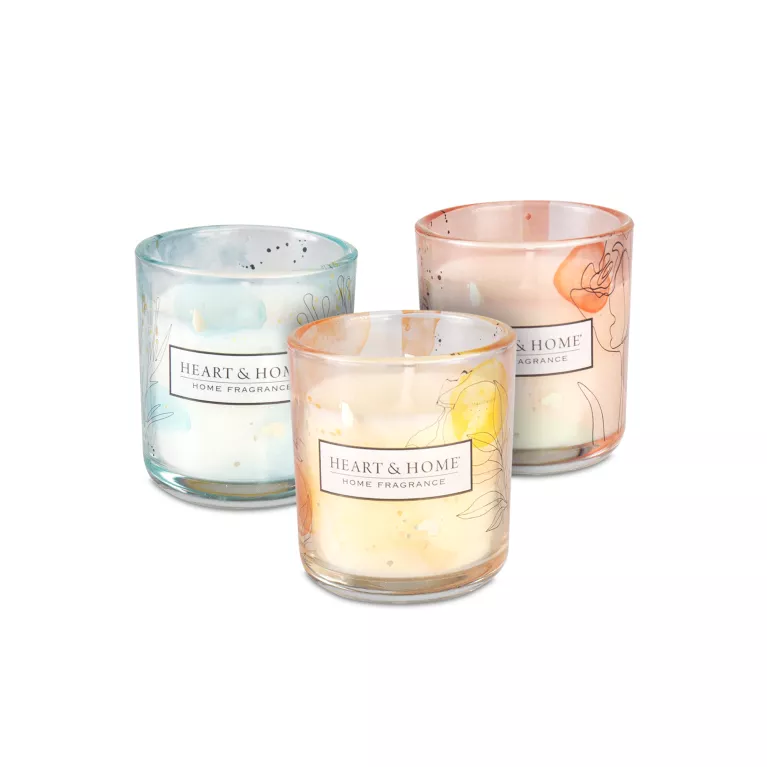 Sada jarních mini svíček - Od srdce