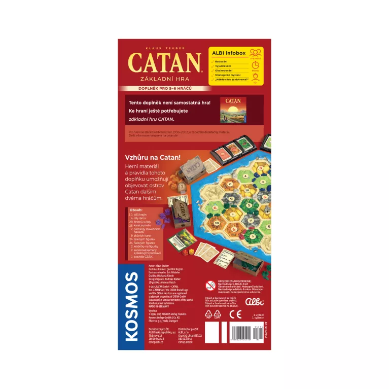 Catan - rozšíření pro 5-6 hráčů