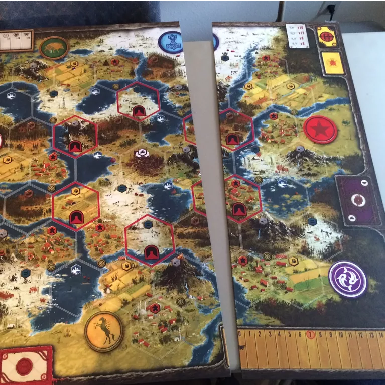 Scythe - rozšíření herního plánu