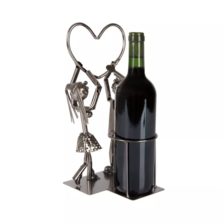 Střední stojan na láhev - On, ona a srdce