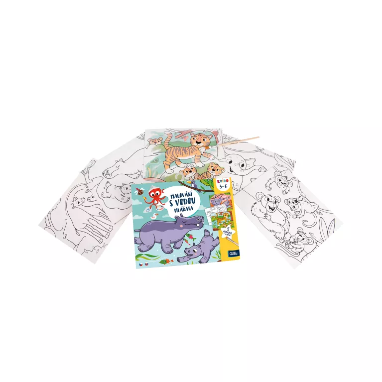 Malování s vodou: Mláďata - Kvído