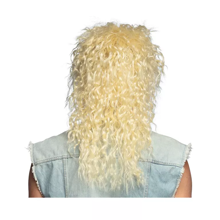Paruka Rocker blond dlouhá vlnitá