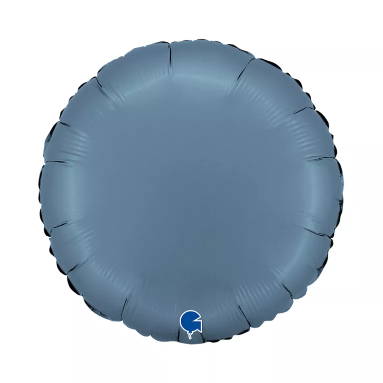 Balónek fóliový Kolo modré jeans matné