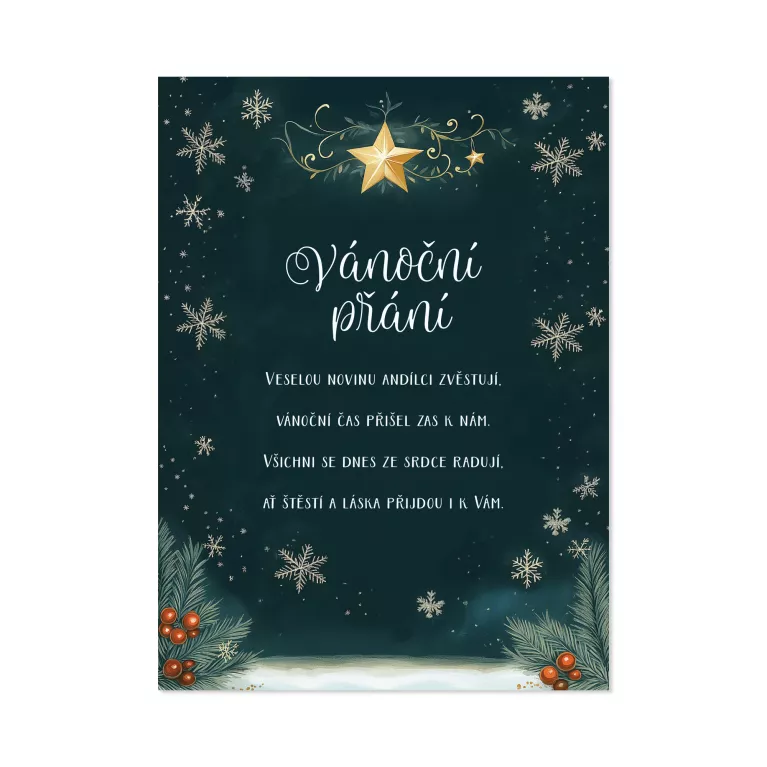 Pop-up hrací a svítící vánoční přání - Dva andílci