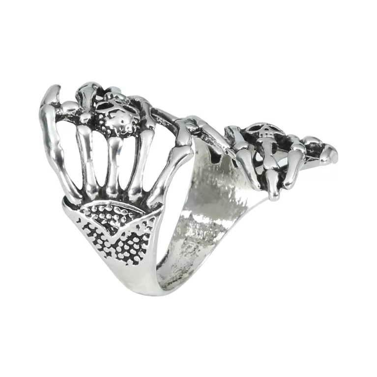 Prsten Ruce kostlivce stříbrný