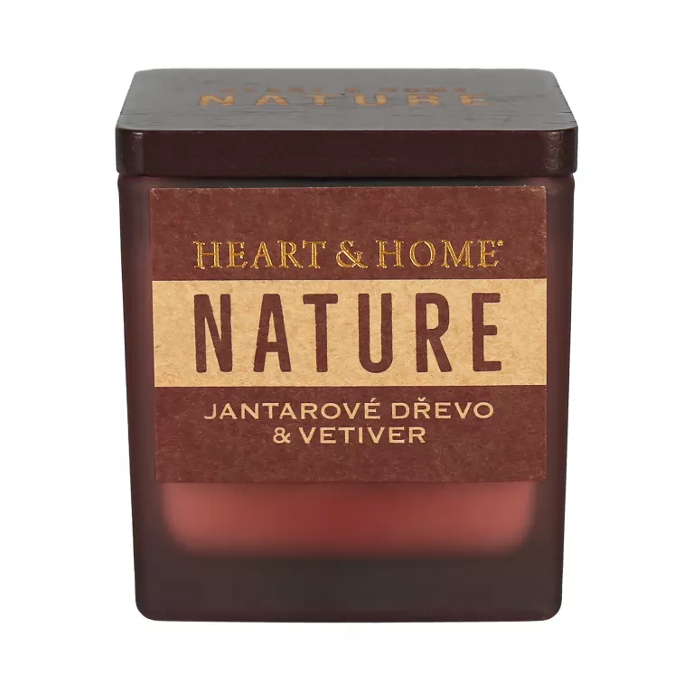 Malá svíčka - Jantarové dřevo a vetiver