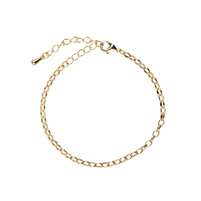 Zlatý náramek na přívěsky