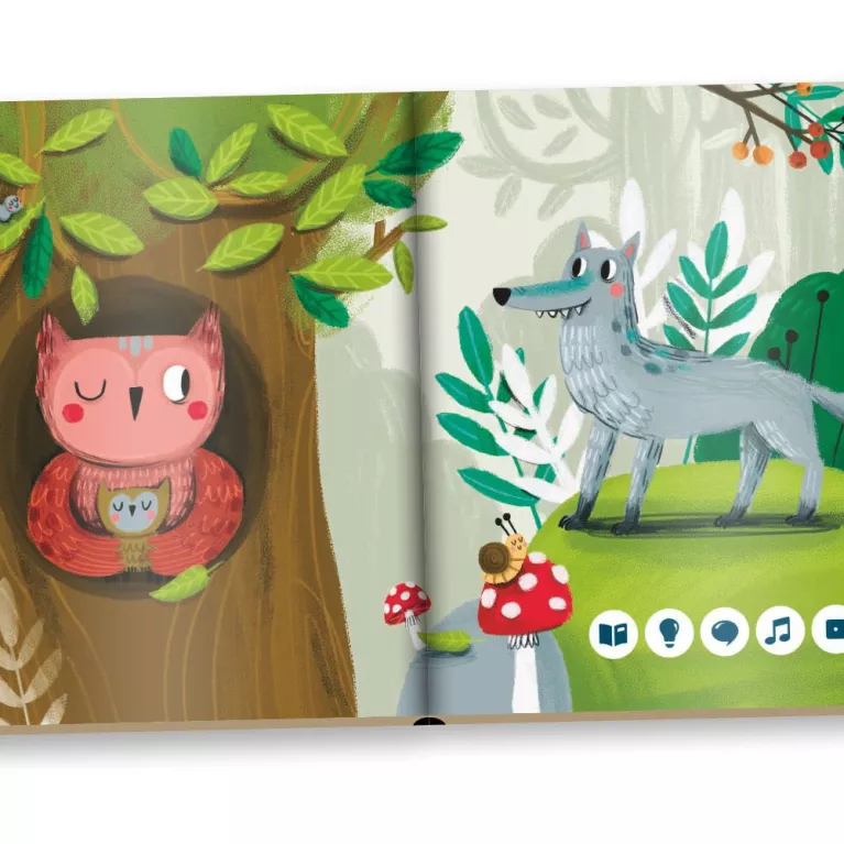 Minikniha pre najmenších - Lesné zvieratká SK