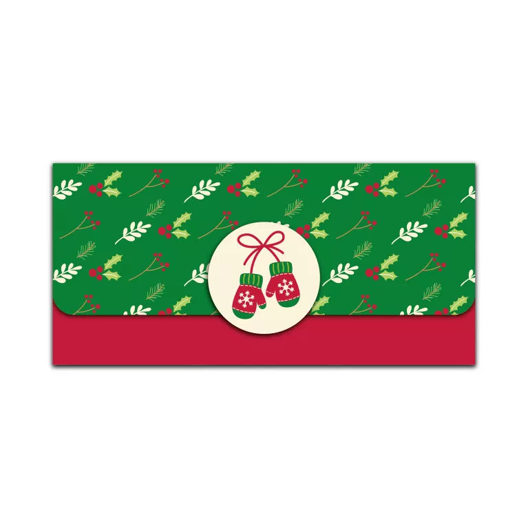 Vánoční magnetická obálka na peníze - Palčáky