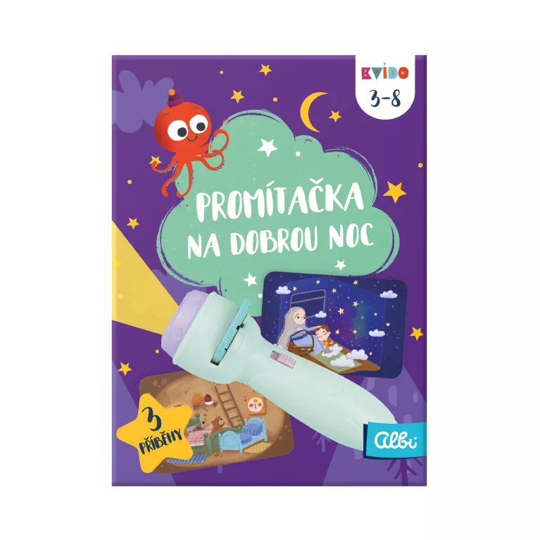 Zelená promítačka na dobrou noc - Kvído