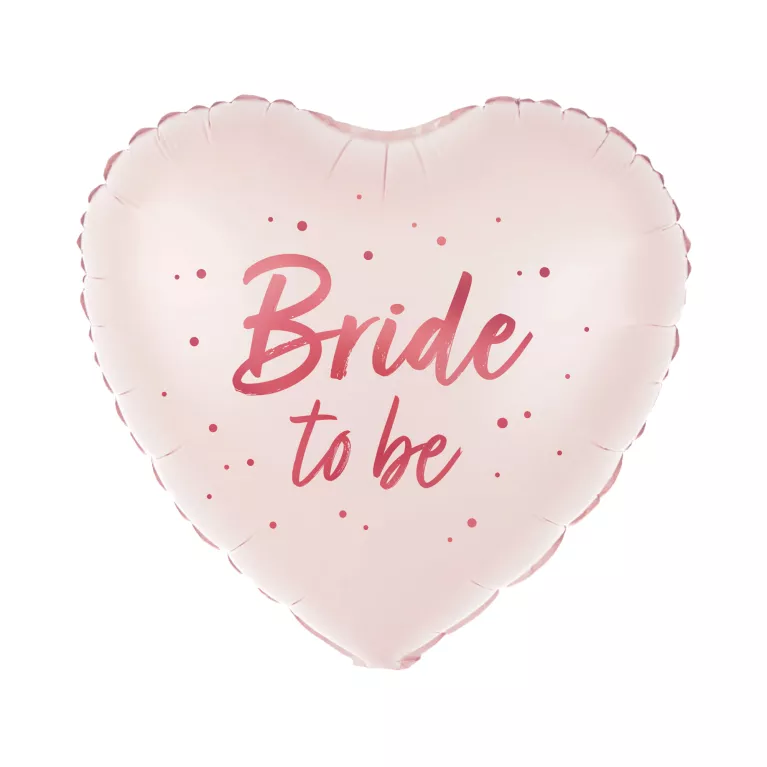 Balónek fóliový Bride to be srdce