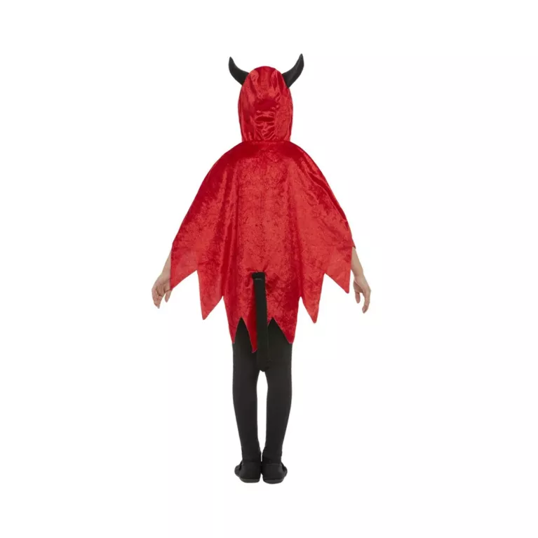 Plášť červený s rohy