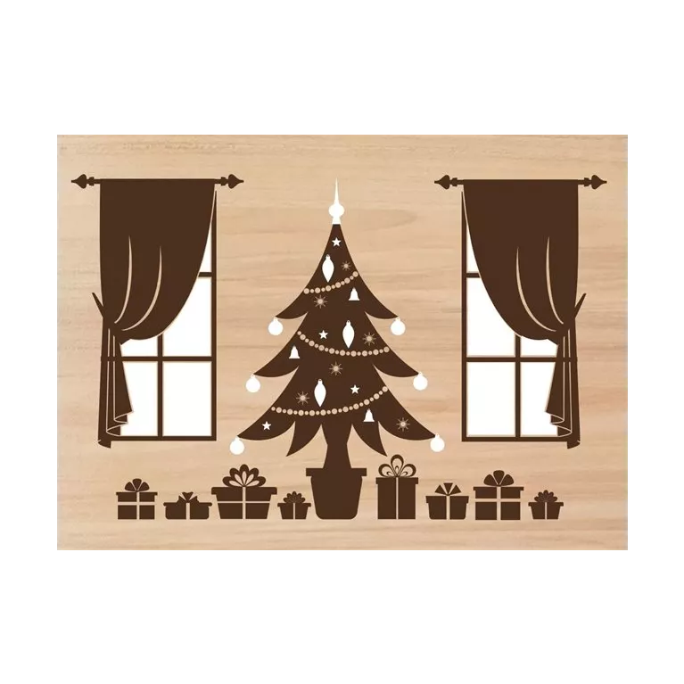 Velká kapsa na peníze - Vánoční stromeček