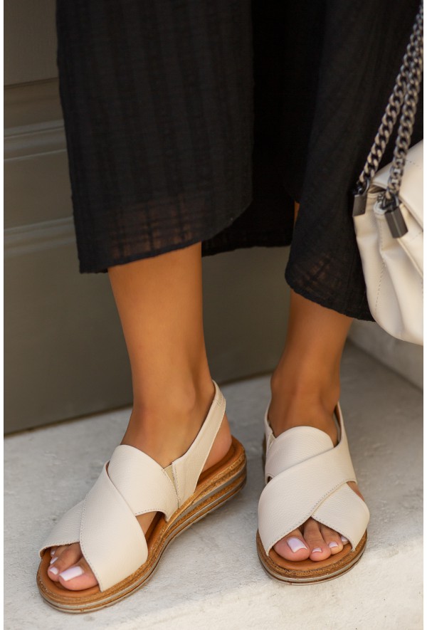 Brązowe sandały Evie