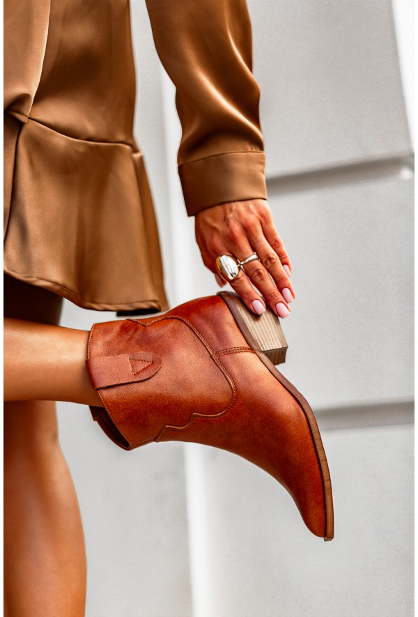 Brązowe kowbojki Elisabetta