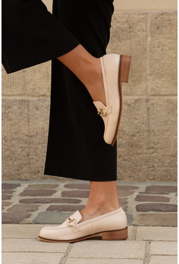 Brązowe loafersy Grind