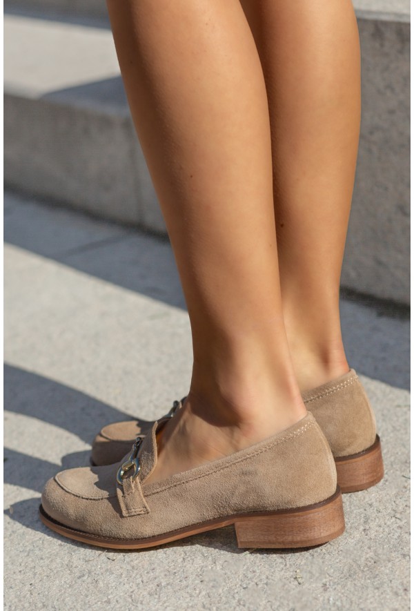 Brązowe loafersy Grind