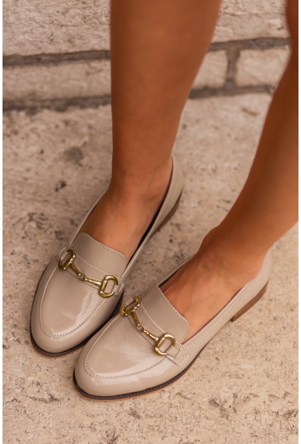 Brązowe loafersy Grind