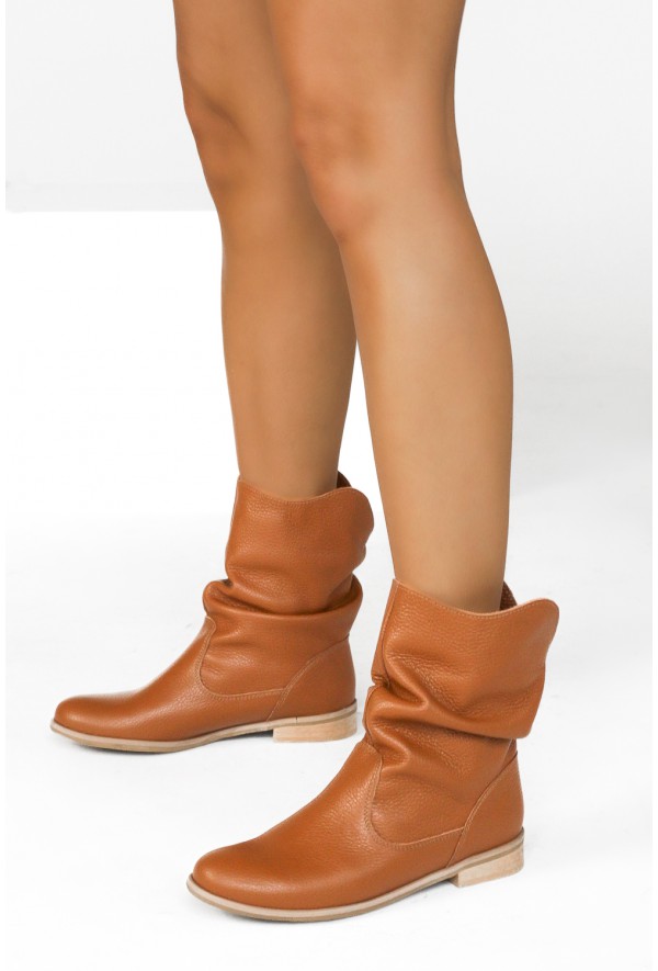 Brązowe botki Giovana