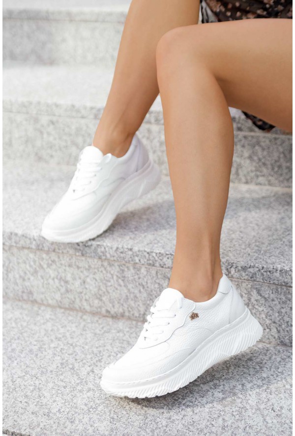 Złote sportowe półbuty Cosima