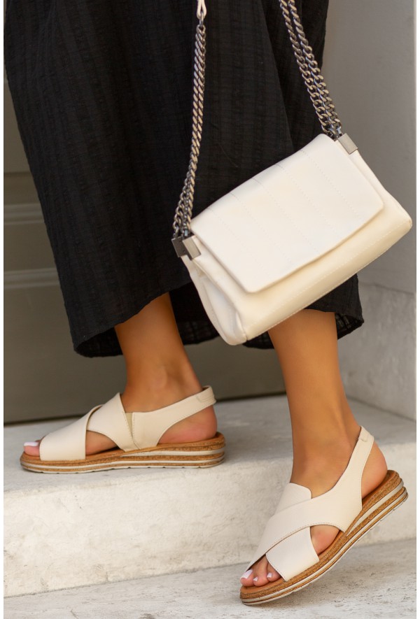 Brązowe sandały Evie