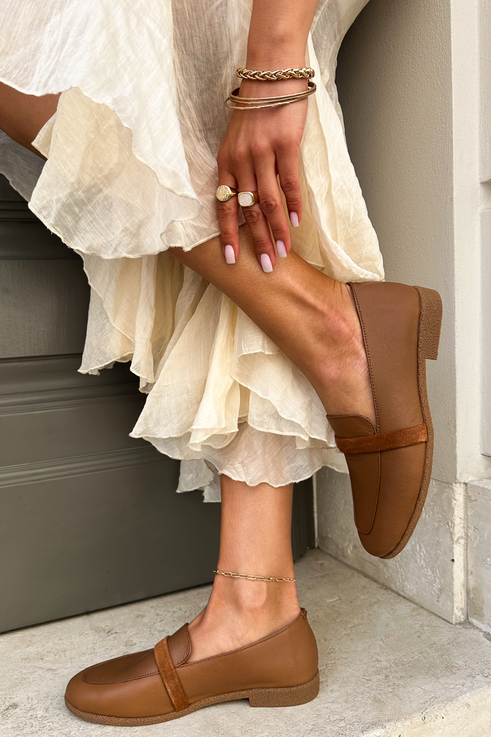 Czarne mokasyny Laluna