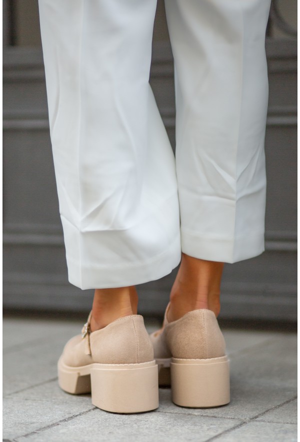 Lawendowe półbuty Latorre