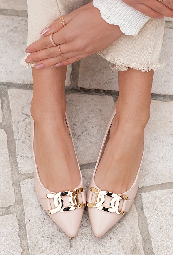 Czarne baleriny Nella