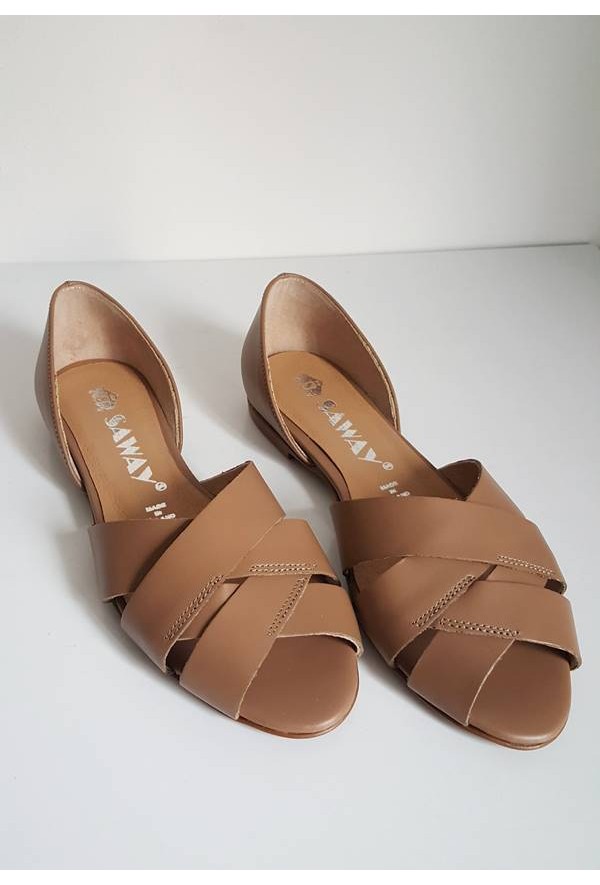 Baleriny Fabiola beż jasny