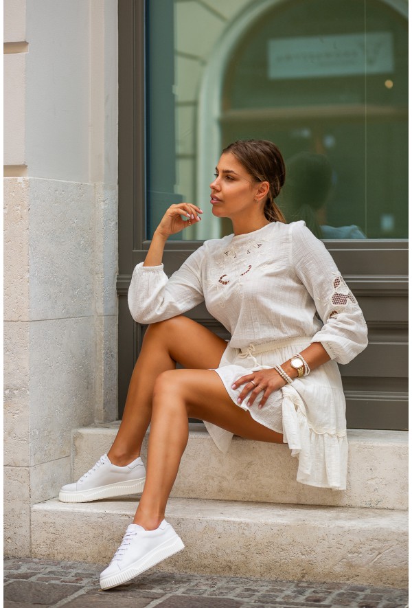 Beżowe trampki Giallo