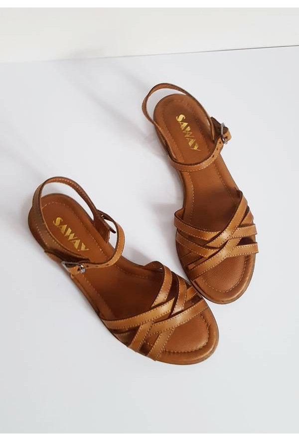 Brązowe sandały Lorita