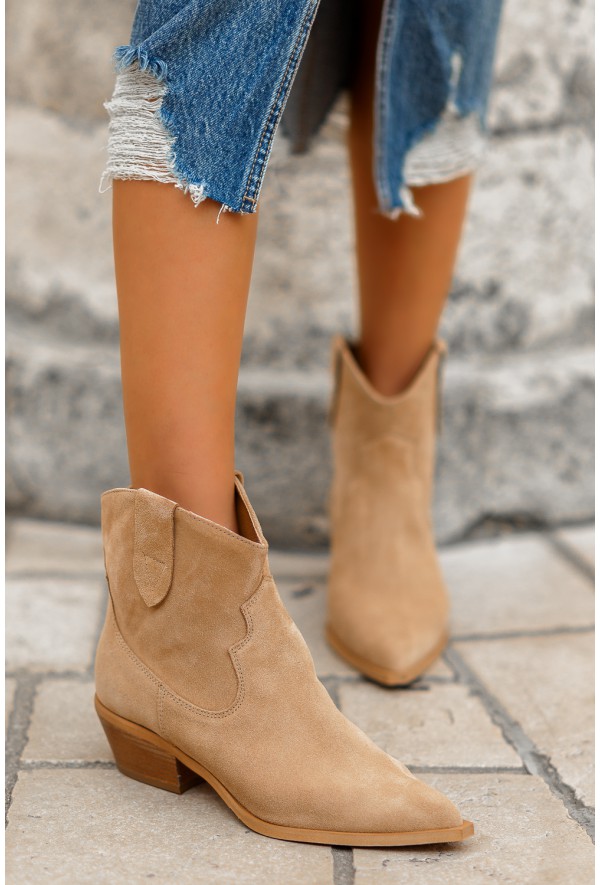 Brązowe kowbojki Elisabetta