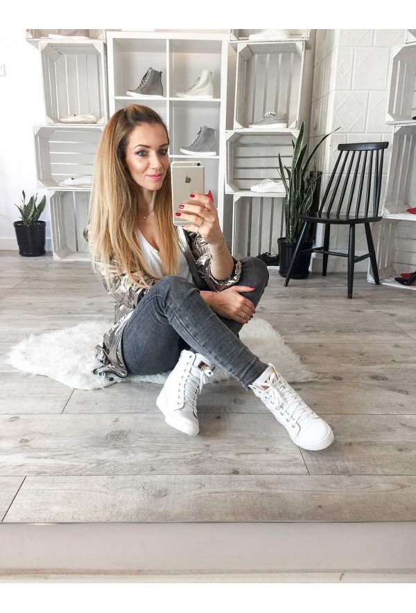 Białe sneakersy Sofia